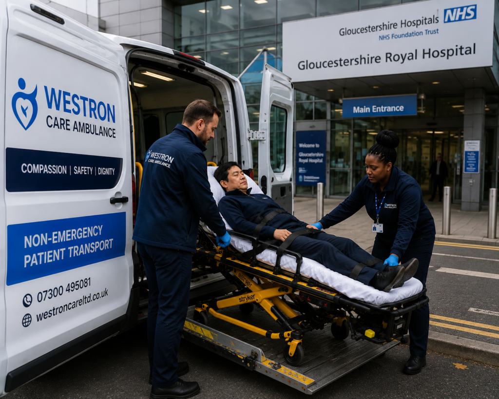 Westron staff on stretcher job